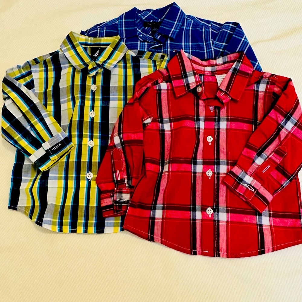 3 for 1 Checkered Long Sleeve